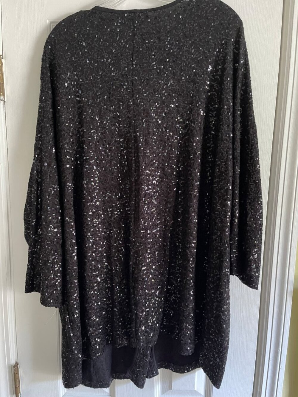 Jones New York, Plus Size, Sequined Kimono Duster, 3X - Picture 4 of 8